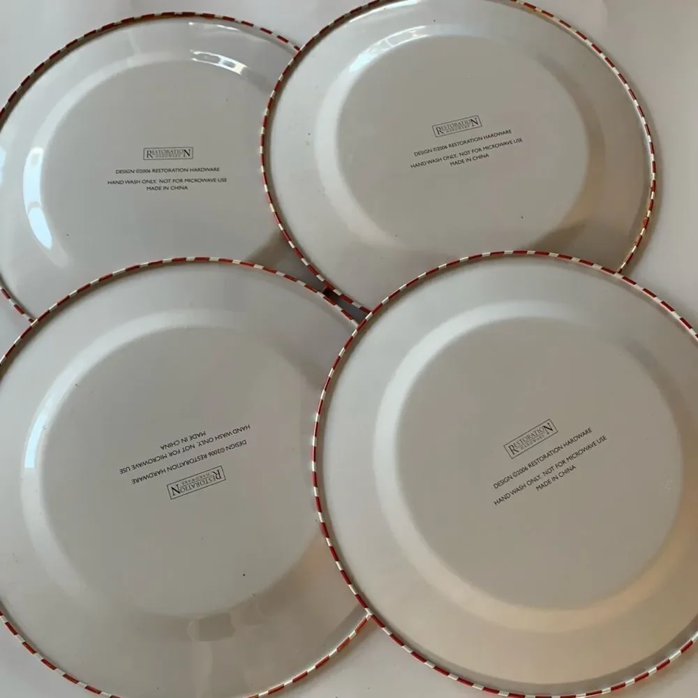 Restoration Hardware Tin Circus Plates